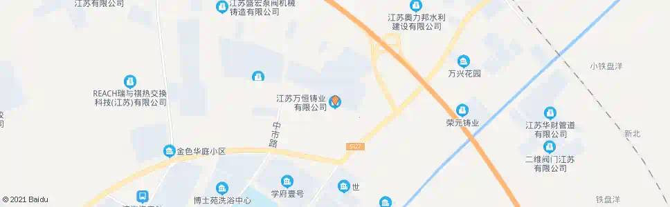 盐城万恒公司_公交站地图_盐城公交_妙搜公交查询2025