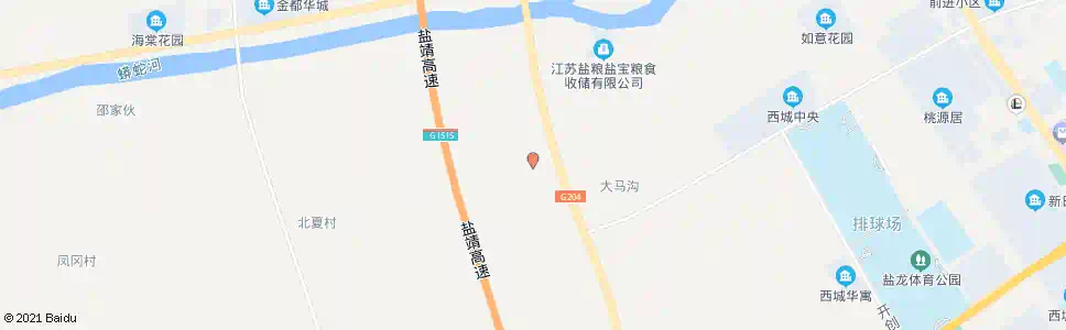 盐城蟒南村_公交站地图_盐城公交_妙搜公交查询2025