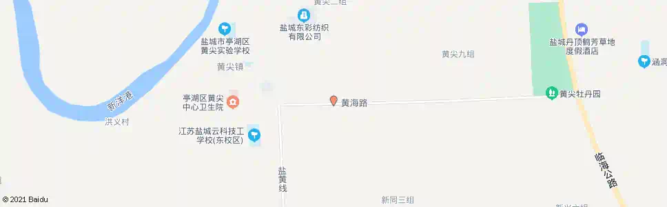 盐城黄尖国土所_公交站地图_盐城公交_妙搜公交查询2025