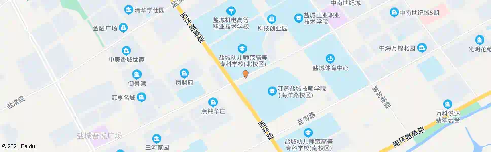 盐城海洋路西环路口_公交站地图_盐城公交_妙搜公交查询2025