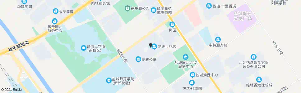 盐城阳光幼儿园_公交站地图_盐城公交_妙搜公交查询2025