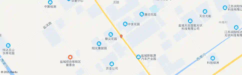 盐城赣江路东环路(东)_公交站地图_盐城公交_妙搜公交查询2025
