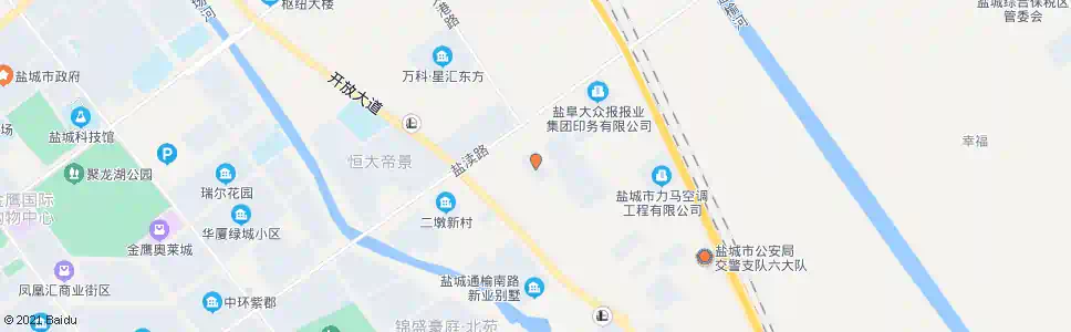 盐城新墩花园_公交站地图_盐城公交_妙搜公交查询2025