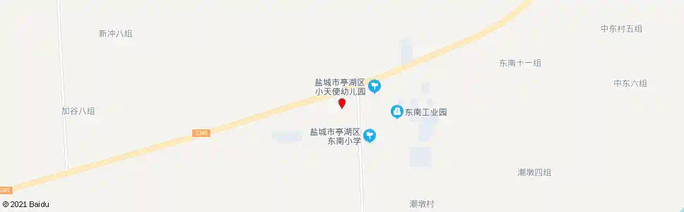 盐城东南村_公交站地图_盐城公交_妙搜公交查询2025