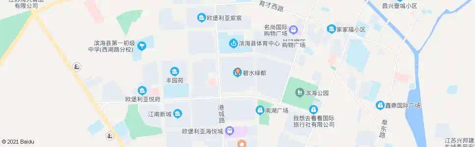 盐城碧水绿都_公交站地图_盐城公交_妙搜公交查询2025