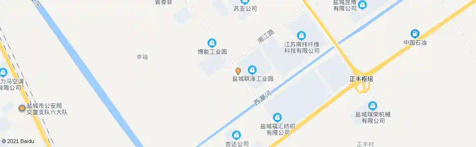 盐城希望大道湘江路口_公交站地图_盐城公交_妙搜公交查询2025
