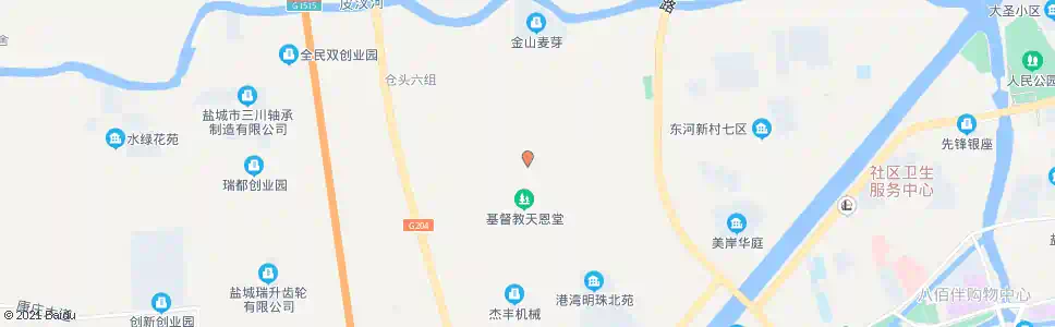 盐城仓头四组_公交站地图_盐城公交_妙搜公交查询2025