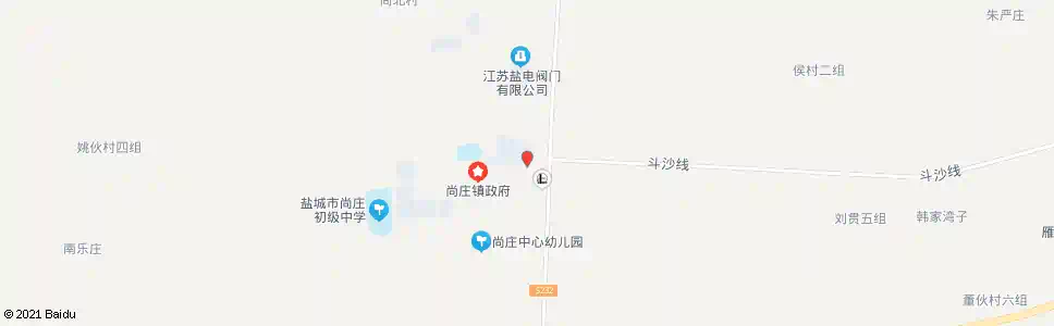 盐城尚庄停车场(镇村)_公交站地图_盐城公交_妙搜公交查询2025