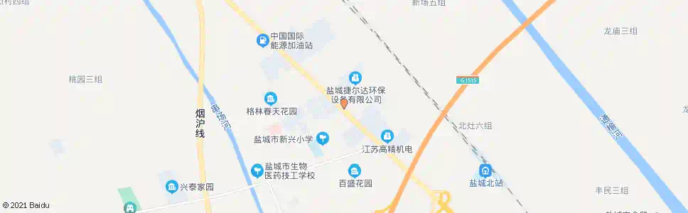 盐城新兴工业集中区_公交站地图_盐城公交_妙搜公交查询2025