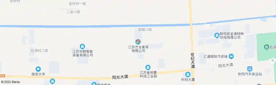 盐城杰龙麦芽_公交站地图_盐城公交_妙搜公交查询2025
