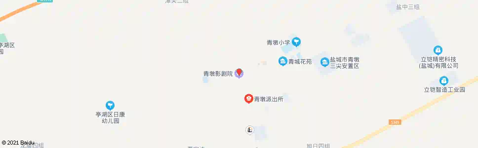盐城青墩影剧院_公交站地图_盐城公交_妙搜公交查询2025