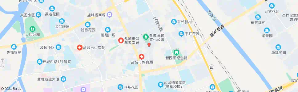 盐城公安局_公交站地图_盐城公交_妙搜公交查询2025