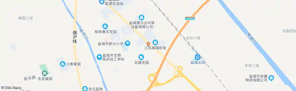 盐城新兴加油站_公交站地图_盐城公交_妙搜公交查询2025