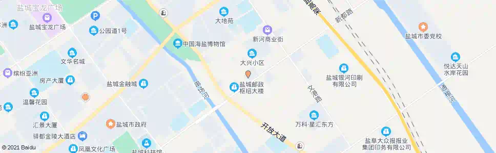 盐城市开发区城管局_公交站地图_盐城公交_妙搜公交查询2025