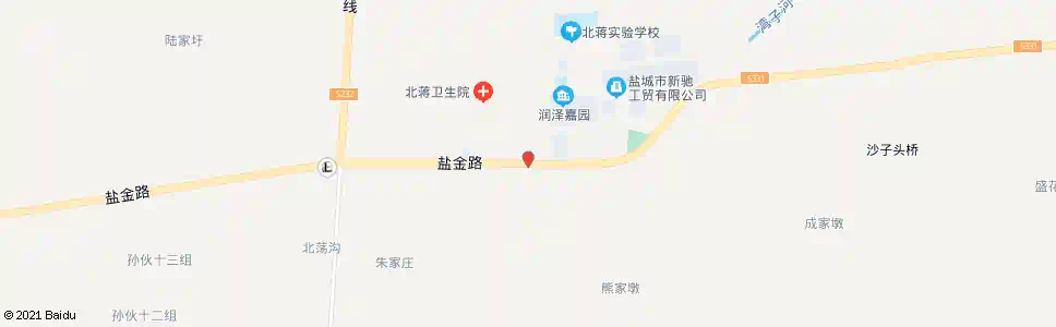 盐城北蒋街道_公交站地图_盐城公交_妙搜公交查询2025