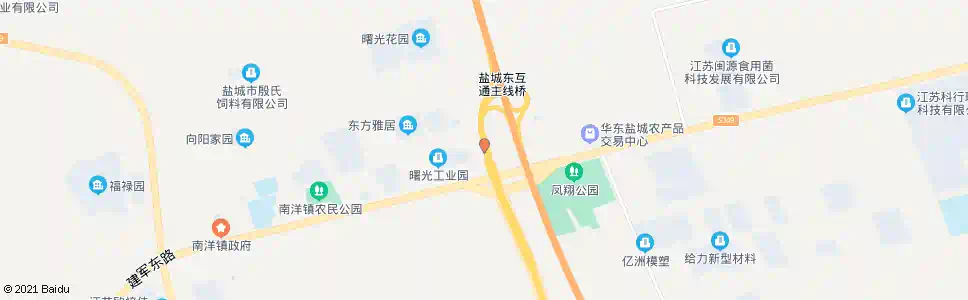 盐城沿海高速南洋出口_公交站地图_盐城公交_妙搜公交查询2025