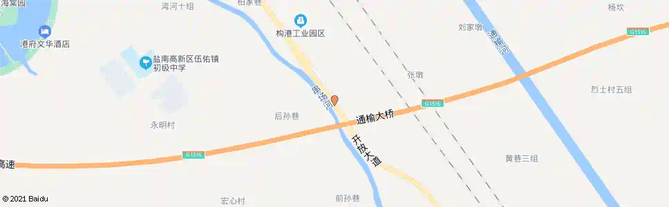 盐城刘巷_公交站地图_盐城公交_妙搜公交查询2025