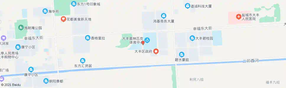 盐城奥体中心_公交站地图_盐城公交_妙搜公交查询2025