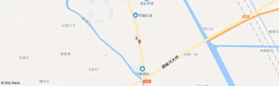 盐城灶南村_公交站地图_盐城公交_妙搜公交查询2025