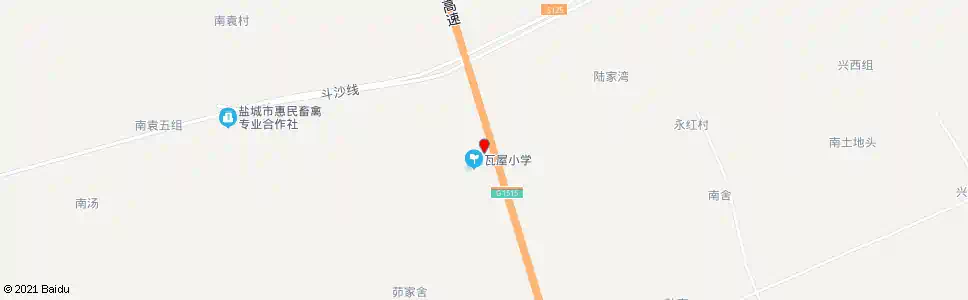 盐城瓦屋_公交站地图_盐城公交_妙搜公交查询2025
