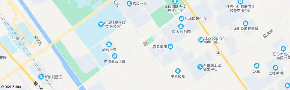 盐城希望大道_公交站地图_盐城公交_妙搜公交查询2025