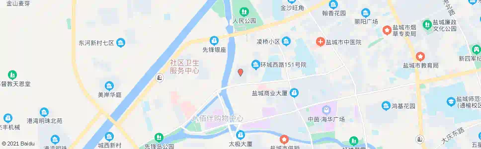 盐城幸福花苑_公交站地图_盐城公交_妙搜公交查询2025