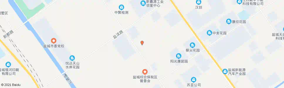 盐城岷江路_公交站地图_盐城公交_妙搜公交查询2025