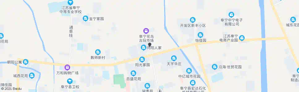 盐城向阳人家_公交站地图_盐城公交_妙搜公交查询2025