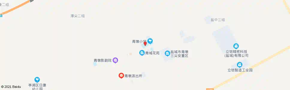 盐城青墩中学_公交站地图_盐城公交_妙搜公交查询2025