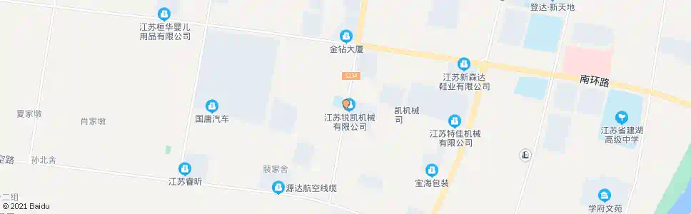 盐城锐凯公司_公交站地图_盐城公交_妙搜公交查询2025