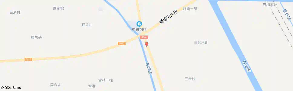 盐城三合桥北_公交站地图_盐城公交_妙搜公交查询2025