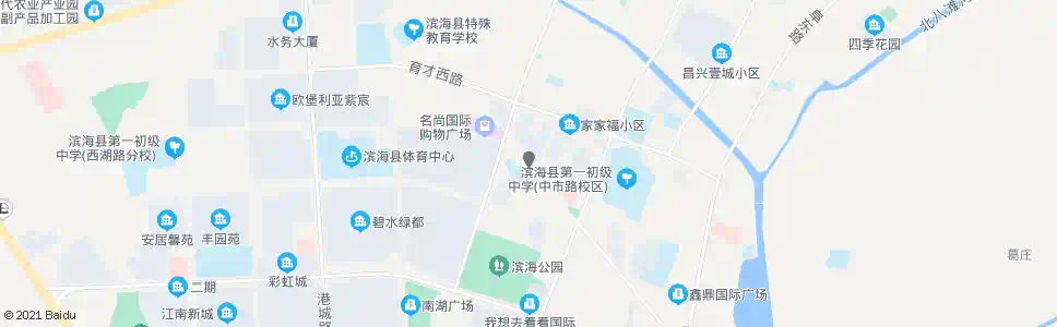 盐城县直幼儿园(西校区)_公交站地图_盐城公交_妙搜公交查询2025