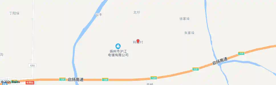 扬州韩阳村_公交站地图_扬州公交_妙搜公交查询2025