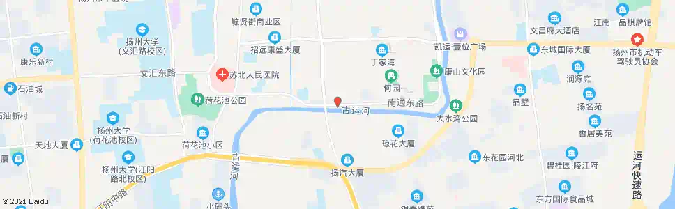 扬州渡江桥东_公交站地图_扬州公交_妙搜公交查询2025