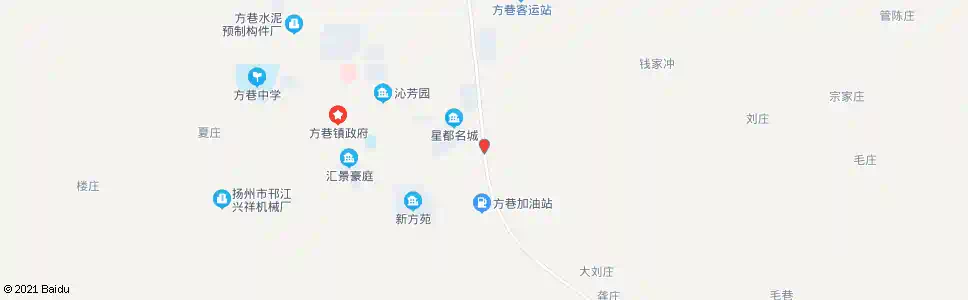 扬州方巷镇_公交站地图_扬州公交_妙搜公交查询2025