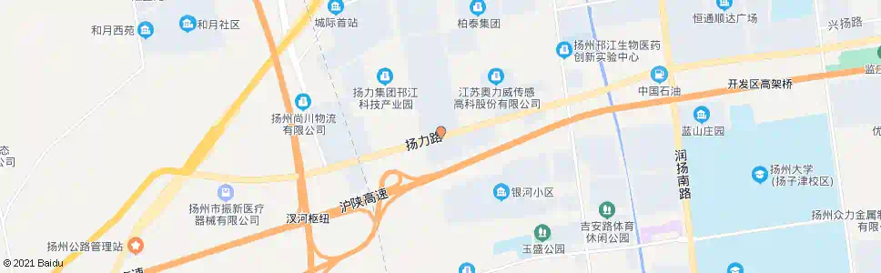 扬州扬力工程中心_公交站地图_扬州公交_妙搜公交查询2025