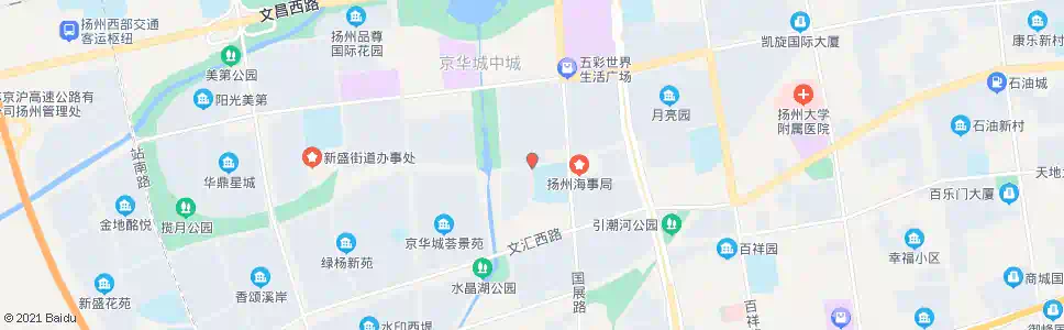 扬州京华城怡景苑(南门)_公交站地图_扬州公交_妙搜公交查询2025