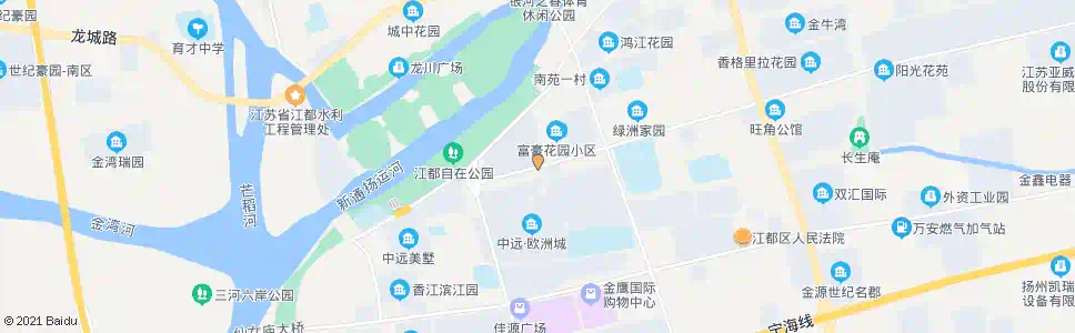 扬州富豪花园_公交站地图_扬州公交_妙搜公交查询2025