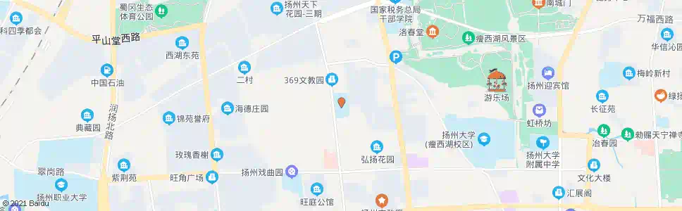 扬州翠岗中学_公交站地图_扬州公交_妙搜公交查询2025