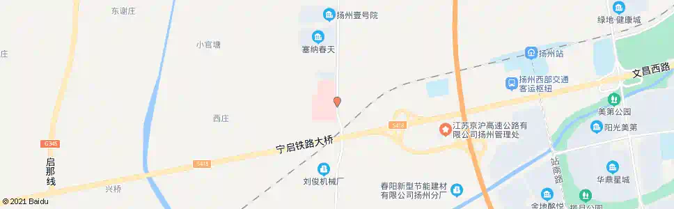 扬州苏北医院西区分院_公交站地图_扬州公交_妙搜公交查询2025