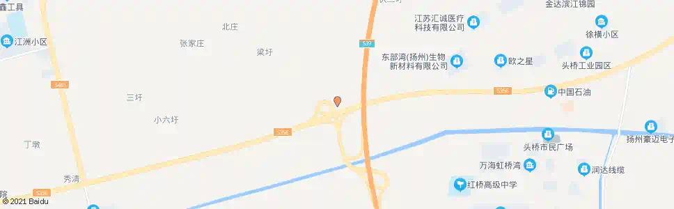 扬州八桥小店_公交站地图_扬州公交_妙搜公交查询2025