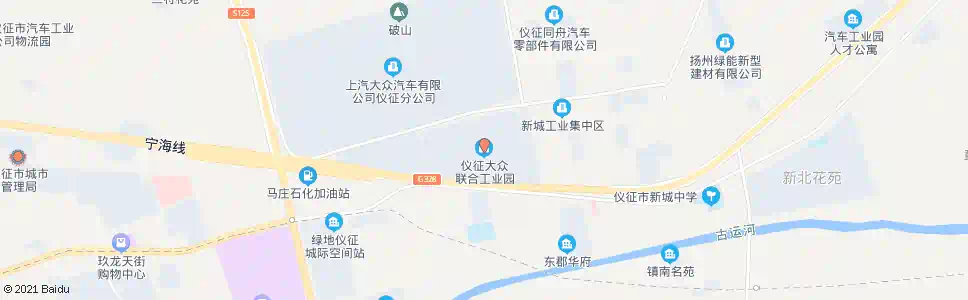 扬州仪征大众联合工业园_公交站地图_扬州公交_妙搜公交查询2025