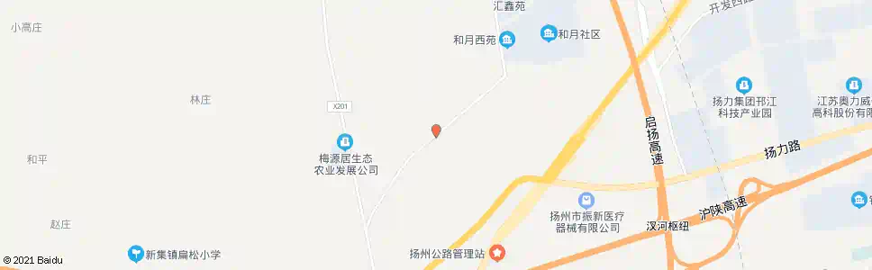 扬州四联村_公交站地图_扬州公交_妙搜公交查询2025