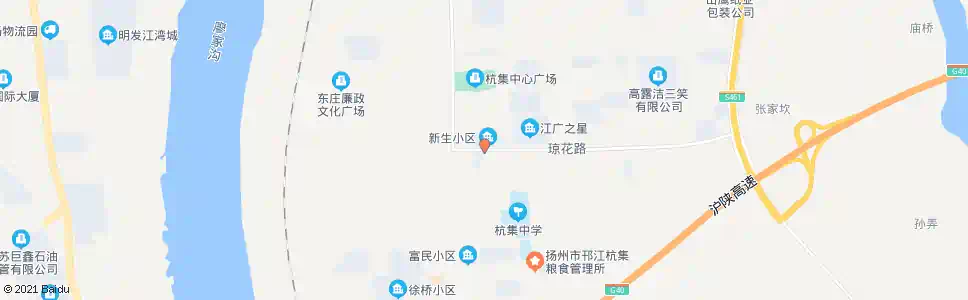 扬州五爱_公交站地图_扬州公交_妙搜公交查询2025