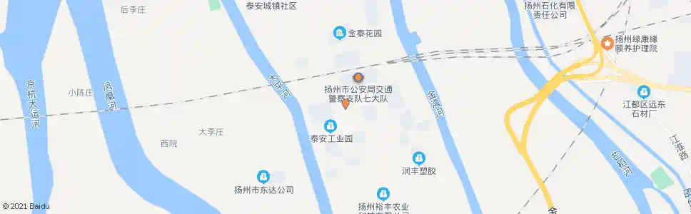 扬州泰安工业园_公交站地图_扬州公交_妙搜公交查询2025