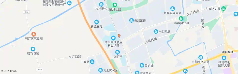 扬州站南路文汇西路_公交站地图_扬州公交_妙搜公交查询2025