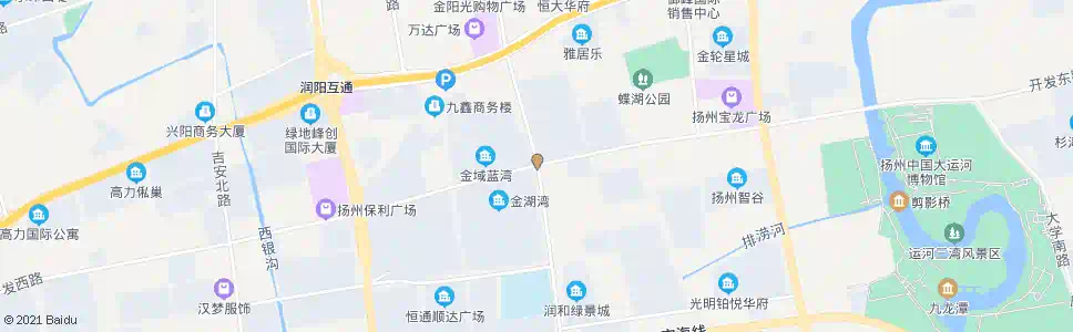 扬州邗江中路开发西路_公交站地图_扬州公交_妙搜公交查询2025