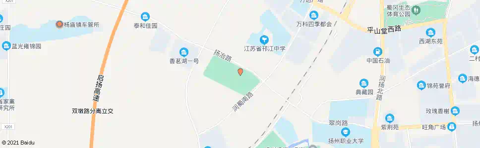 扬州国防训练基地_公交站地图_扬州公交_妙搜公交查询2025