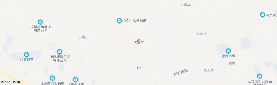扬州沈营村_公交站地图_扬州公交_妙搜公交查询2025