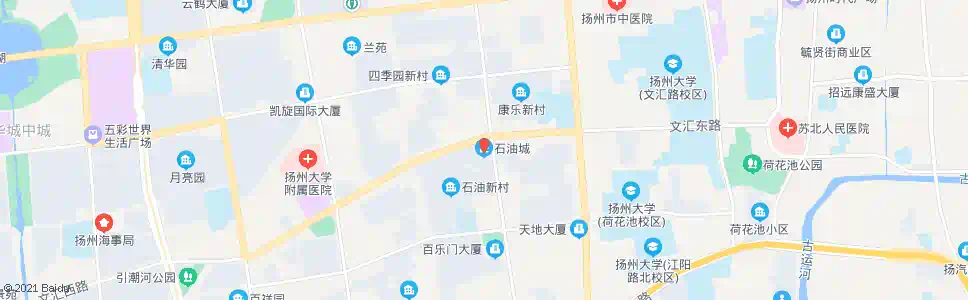 扬州石油城_公交站地图_扬州公交_妙搜公交查询2025